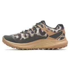Merrell Women's Antora 3 Trail Running Shoe - Sepia Leopard - Regular (B) -Shoe Sale Shop MRLW J067552 020722 S23 180