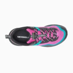 Merrell Women's MQM 3 Trail Running Shoe- Fuchsia/Burgundy- Regular (B) -Shoe Sale Shop MRLW J135662 032221 S22 TOP