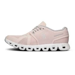On Running Women's Cloud 5 Running Shoe - Shell/White - Regular (B) -Shoe Sale Shop Medium PNG 59.98153 cloud 5 fw23 shell white w g4