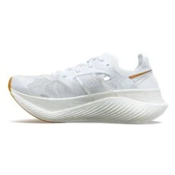 Saucony Women's Endorphin Elite Running Shoe- White/Gold- Regular (B) 9 Saucony Women's Endorphin Elite Running Shoe- White/Gold- Regular (B) -Shoe Sale Shop S10768 13 2