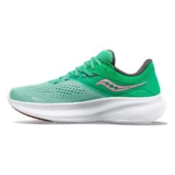 Saucony Women's Ride 16 Running Shoe - Sprig/Peony - Regular (B) -Shoe Sale Shop S10830 25 2