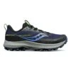 Saucony Women's Peregrine 13 Trail Running Shoe - Night/Fossil - Regular (B) -Shoe Sale Shop S10838 15 1