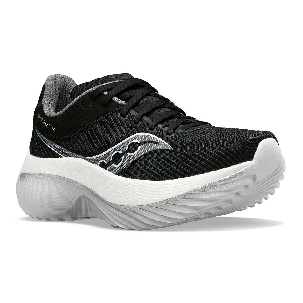 Saucony Women's Kinvara Pro Running Shoe - Black/White - Regular (B) 4 Saucony Women's Kinvara Pro Running Shoe - Black/White - Regular (B) - Image 2