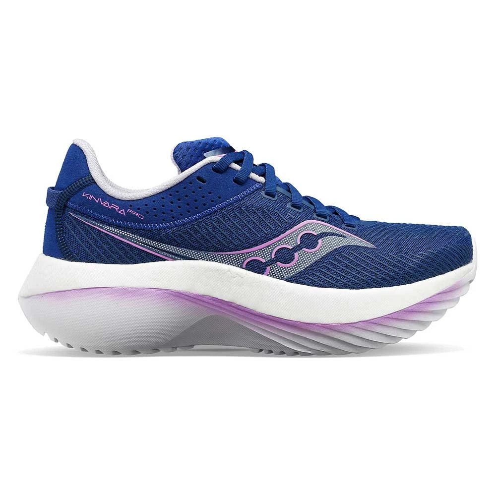 Saucony Women's Kinvara Pro Running Shoe - Indigo/Mauve- Regular (B) 3 Saucony Women's Kinvara Pro Running Shoe - Indigo/Mauve- Regular (B)