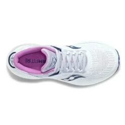 Saucony Women's Triumph 21 Running Shoe - White/Indigo - Regular (B) -Shoe Sale Shop S10881 31 3