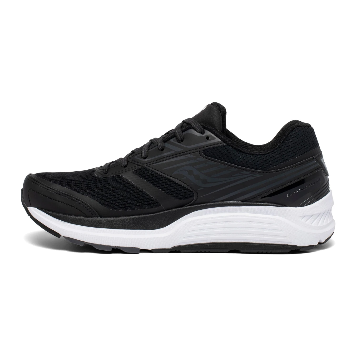 Saucony Men's Echelon 8 Running Shoe - Black/White - Regular (D) 4 Saucony Men's Echelon 8 Running Shoe - Black/White - Regular (D) - Image 2