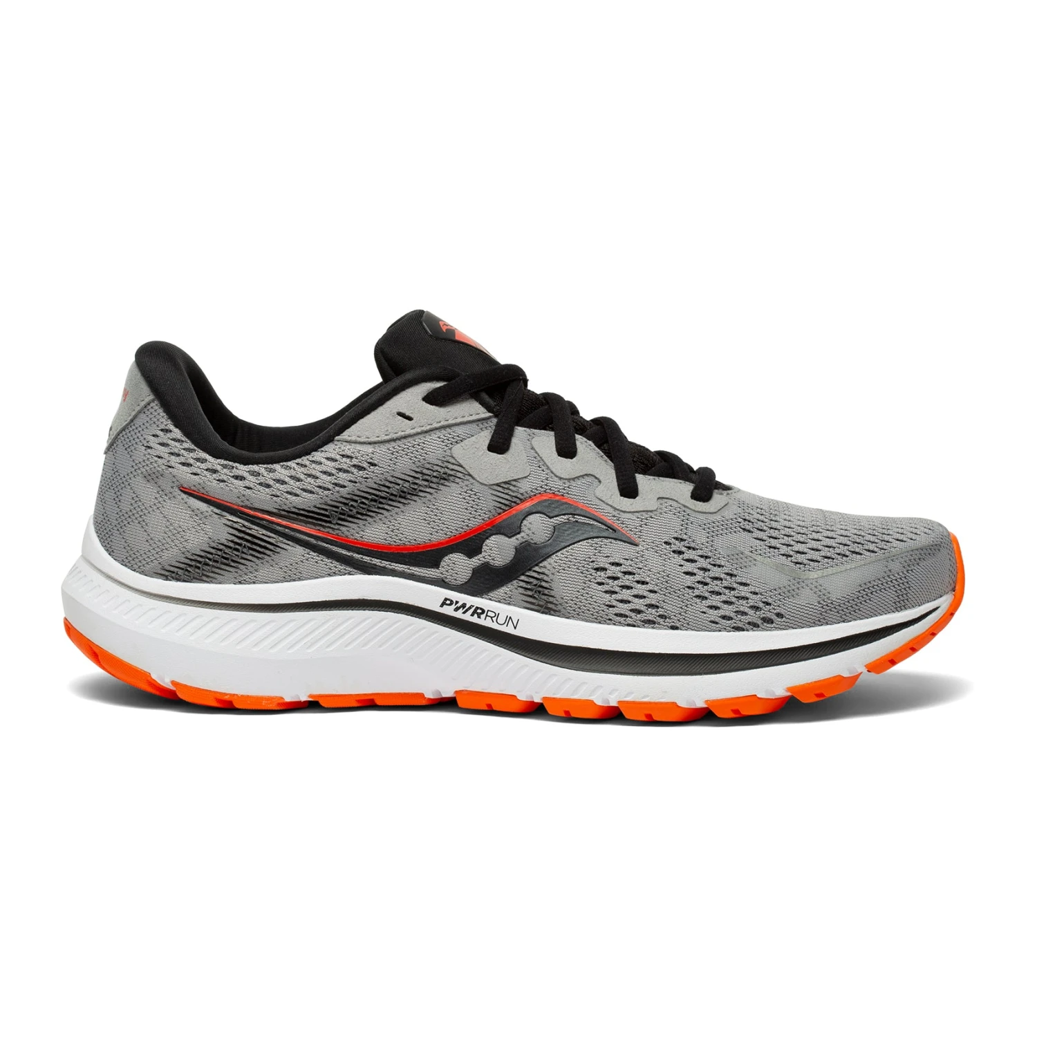 Saucony Men's Omni 20 Running Shoe - Alloy/Fire - Regular (D) 3 Saucony Men's Omni 20 Running Shoe - Alloy/Fire - Regular (D)