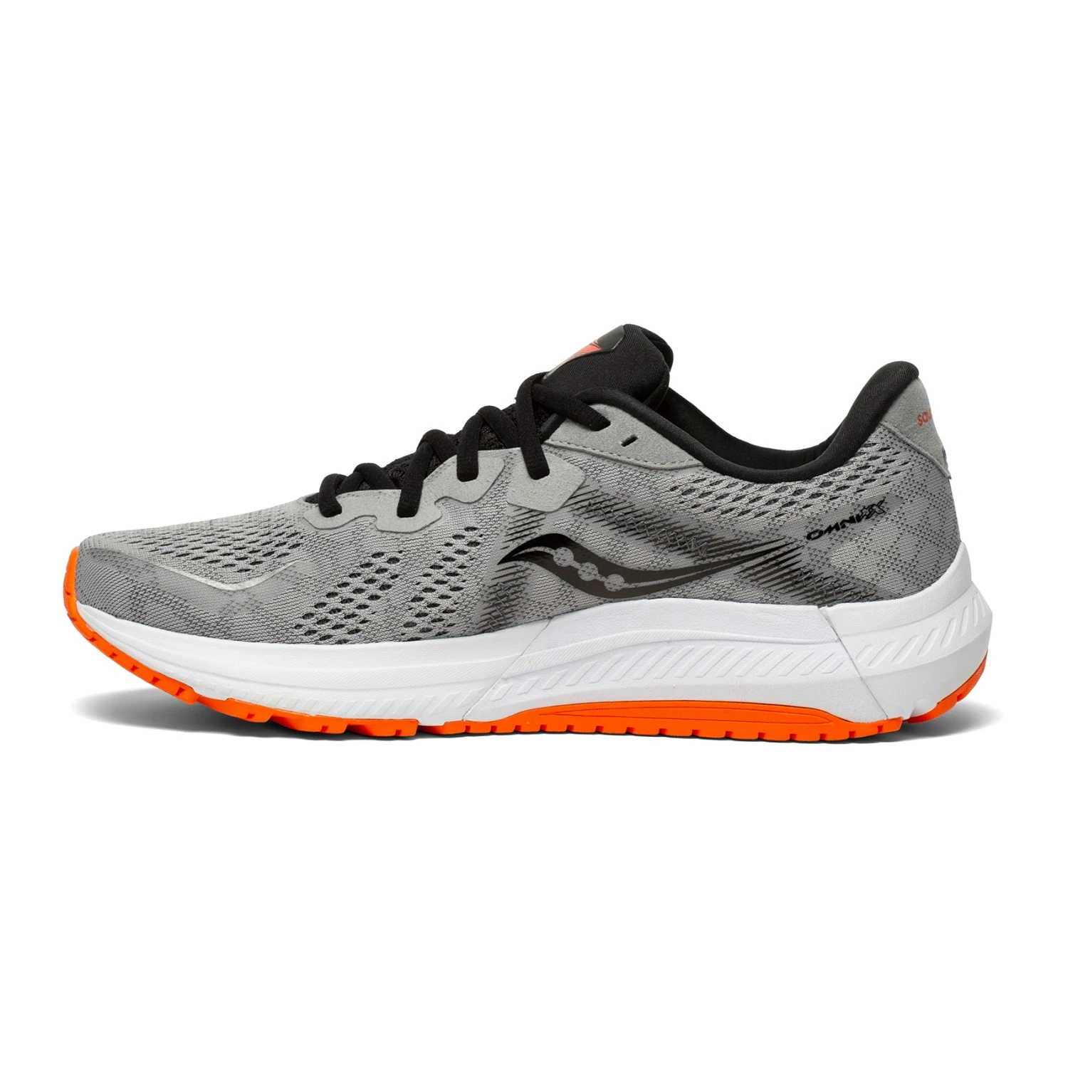 Saucony Men's Omni 20 Running Shoe - Alloy/Fire - Regular (D) 4 Saucony Men's Omni 20 Running Shoe - Alloy/Fire - Regular (D) - Image 2