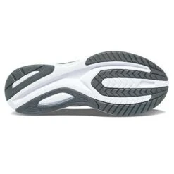 Saucony Men's Guide 15 Running Shoe - Black/White - Wide (2E) -Shoe Sale Shop S20685 05 4 1