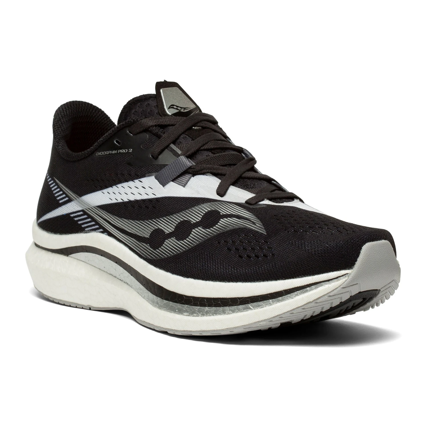 Saucony Men's Endorphin Pro 2 Racing Shoe - Black/White - Regular (D) 6 Saucony Men's Endorphin Pro 2 Racing Shoe - Black/White - Regular (D) - Image 4