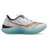 Saucony Men's Endorphin Pro 3 Racing Shoe- Fog/ViZiOrange- Regular (D) -Shoe Sale Shop S20755 25 1
