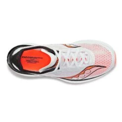 Saucony Men's Endorphin Pro 3 Racing Shoe - White/Black/Vizi- Regular (D) -Shoe Sale Shop S20755 85 3