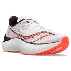 Saucony Men's Endorphin Pro 3 Racing Shoe - White/Black/Vizi- Regular (D) -Shoe Sale Shop S20755 85 5