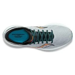 Saucony Men's Endorphin Speed 3 Running Shoe - Concrete/ViZi- Regular (D) -Shoe Sale Shop S20756 27 3