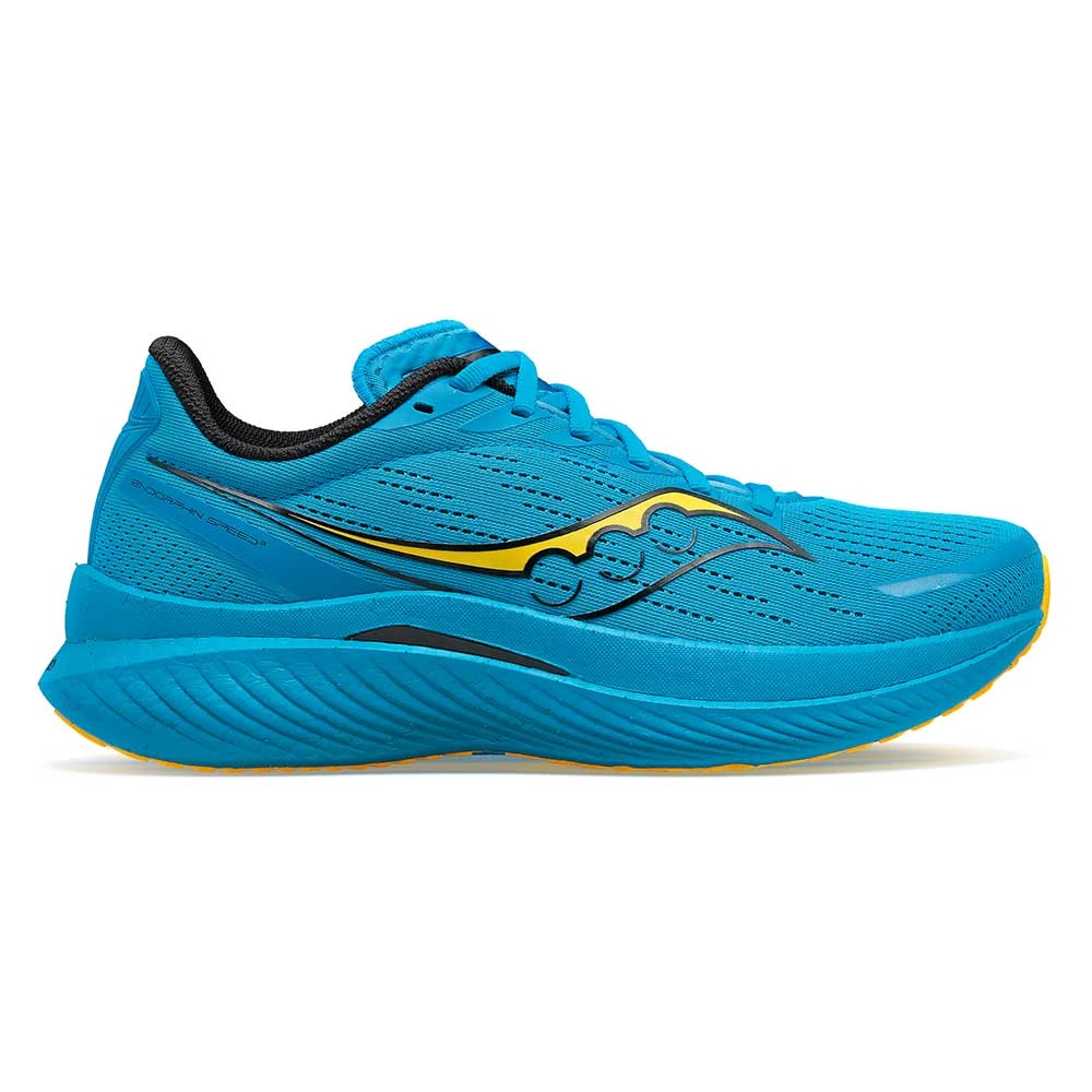 Saucony Men's Endorphin Speed 3 Running Shoe- Ocean/Vizigold- Regular (D) 3 Saucony Men's Endorphin Speed 3 Running Shoe- Ocean/Vizigold- Regular (D)