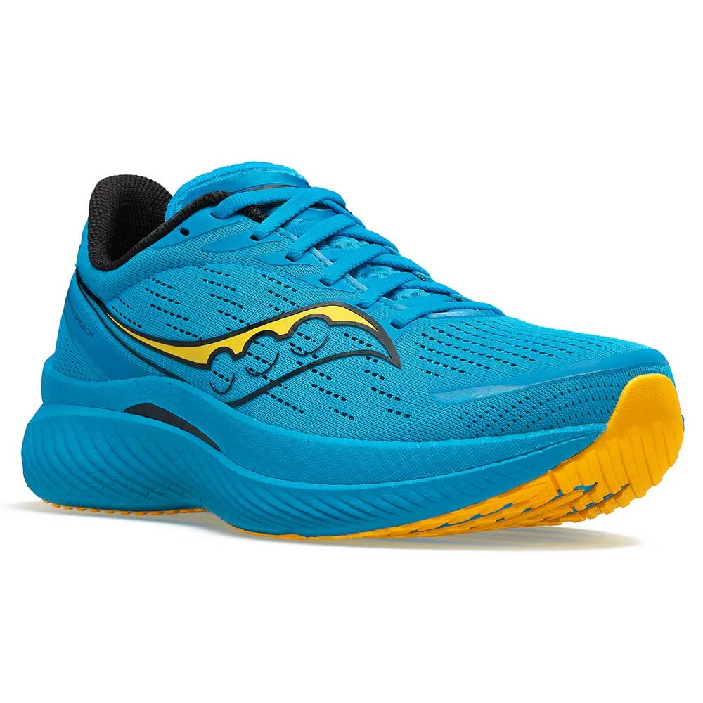 Saucony Men's Endorphin Speed 3 Running Shoe- Ocean/Vizigold- Regular (D) 4 Saucony Men's Endorphin Speed 3 Running Shoe- Ocean/Vizigold- Regular (D) - Image 2