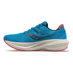 Saucony Men's Triumph 20 Running Shoe- Ocean/Redrock- Regular (D) -Shoe Sale Shop S20759 31 2