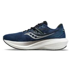 Saucony Men's Triumph 20 Running Shoe - Twilight/Rain - Wide (2E) -Shoe Sale Shop S20760 21 2