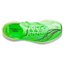 Saucony Men's Endorphin Elite Running Shoe- Slime- Regular (D) -Shoe Sale Shop S20768 30 3