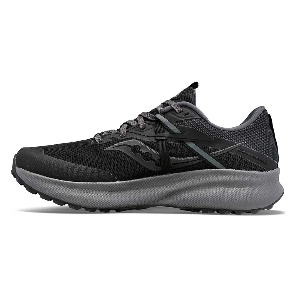 Saucony Men's Ride 15 Tr Gtx Trail Shoe - Black/Charcoal 5 Saucony Men's Ride 15 Tr Gtx Trail Shoe - Black/Charcoal - Image 3