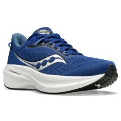 Saucony Men's Triumph 21 Running Shoe - Indigo/Black - Regular (D) -Shoe Sale Shop S20881 21 5