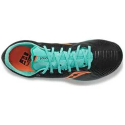 Saucony Men's Ballista Track Spike- Black/Cool Mint - Regular (D) -Shoe Sale Shop S29071 26 3