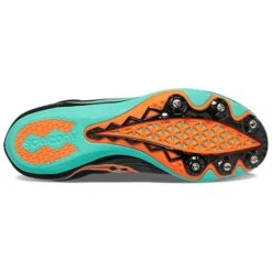 Saucony Men's Ballista Track Spike- Black/Cool Mint - Regular (D) -Shoe Sale Shop S29071 26 4