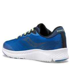 Saucony Youth Ride 14 Running Shoe - Blue -Shoe Sale Shop SAUK SK265073 Ride14 100820 AW21 02