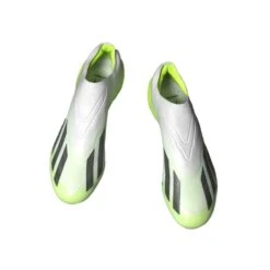 ADIDAS Unisex X Crazyfast .1 Laceless FG Soccer Cleat - Cloud White / Core Black / Lucid Lemon - Regular (D) -Shoe Sale Shop X CRAZYFAST.1 LL FG White GY7378 HM5