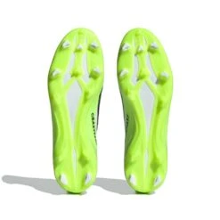 ADIDAS Unisex X Crazyfast .3 FG Cleats- Cloud White / Core Black / Lucid Lemon- Regular (D) -Shoe Sale Shop X Crazyfast.3 Firm Ground Cleats White HQ4534 03 standard
