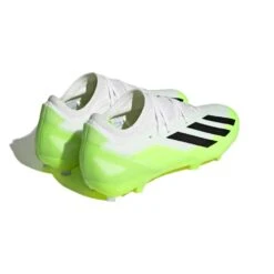 ADIDAS Unisex X Crazyfast .3 FG Cleats- Cloud White / Core Black / Lucid Lemon- Regular (D) -Shoe Sale Shop X Crazyfast.3 Firm Ground Cleats White HQ4534 05 standard