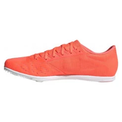ADIDAS Women's Distancestar Track Spike - Signal Coral/Silver/White- Regular (B) -Shoe Sale Shop adidas distancestar spikes ee4671 inside 1FW4871