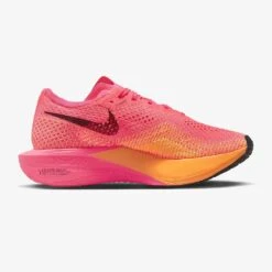 Women's Nike ZoomX Vaporfly Next % 3 Running Shoe - Hyper Pink/Black/Laser Orange- Regular (B)
