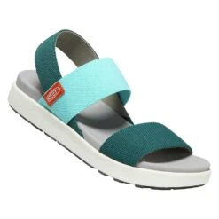 Keen Women's Elle Backstrap Sandal - Sea Moss/Ipanema - Regular (B) -Shoe Sale Shop elle moss